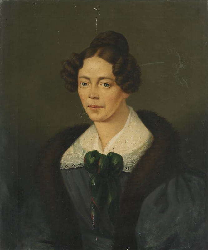 Karl Philipp Schwab - Portrait of a Lady