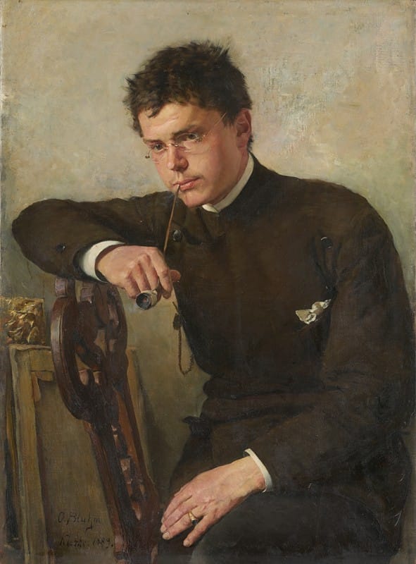 Oskar Arthur Bluhm - Portrait of Hermann Dischler
