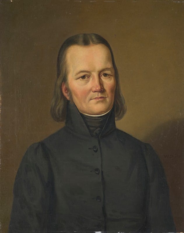 Wilhelm Dürr - Portrait of the Seminary Dean Joseph Dürr