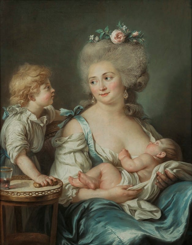 Adélaïde Labille-Guiard - Madame Charles Mitoire, née Christine-Geneviève Bron (1760-1842)
