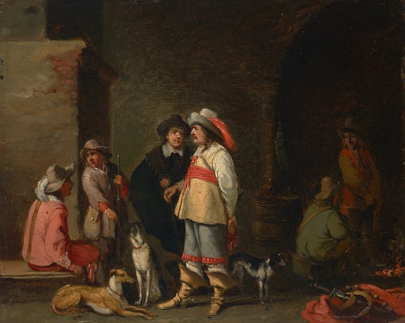 Anthonie Palamedesz. - Cavaliers in a guardroom interior
