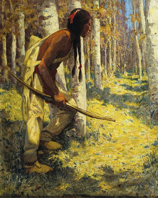 Eanger Irving Couse - Indian Hunter