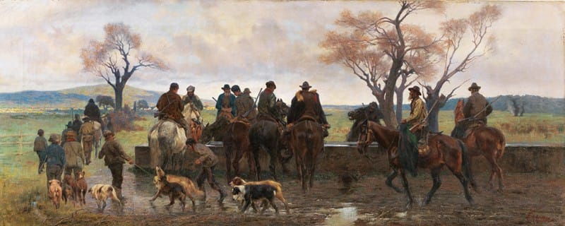 Eugenio Cecconi - Returning from the Hunt
