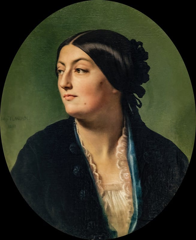 Hippolyte Flandrin - Jeanne Elisabeth, known as Isabelle Hittorf