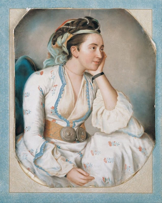 Jean-Etienne Liotard - A Woman in Turkish Dress