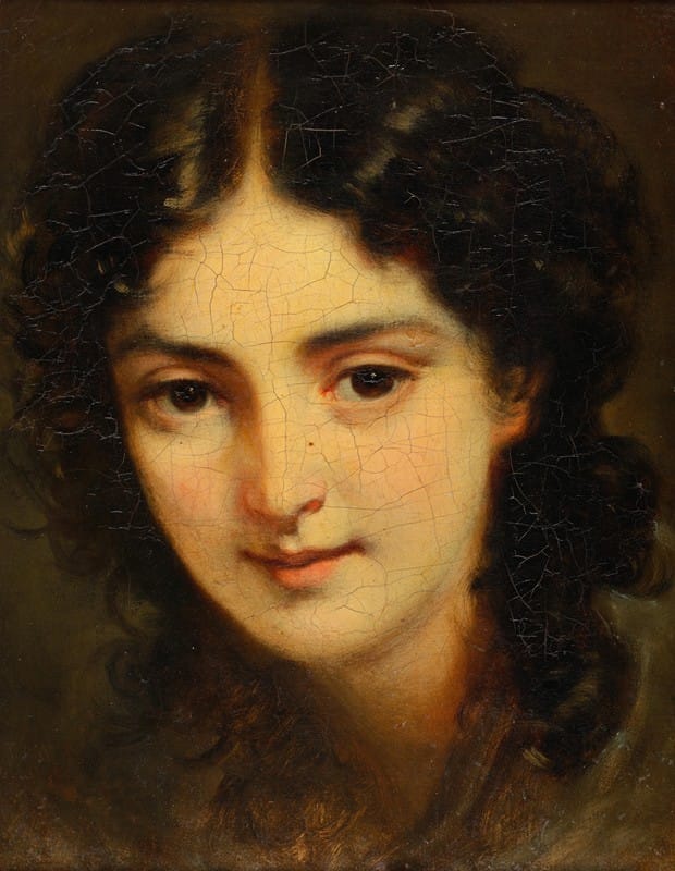 Johann Baptist Reiter - Bildnis einer jungen Dame