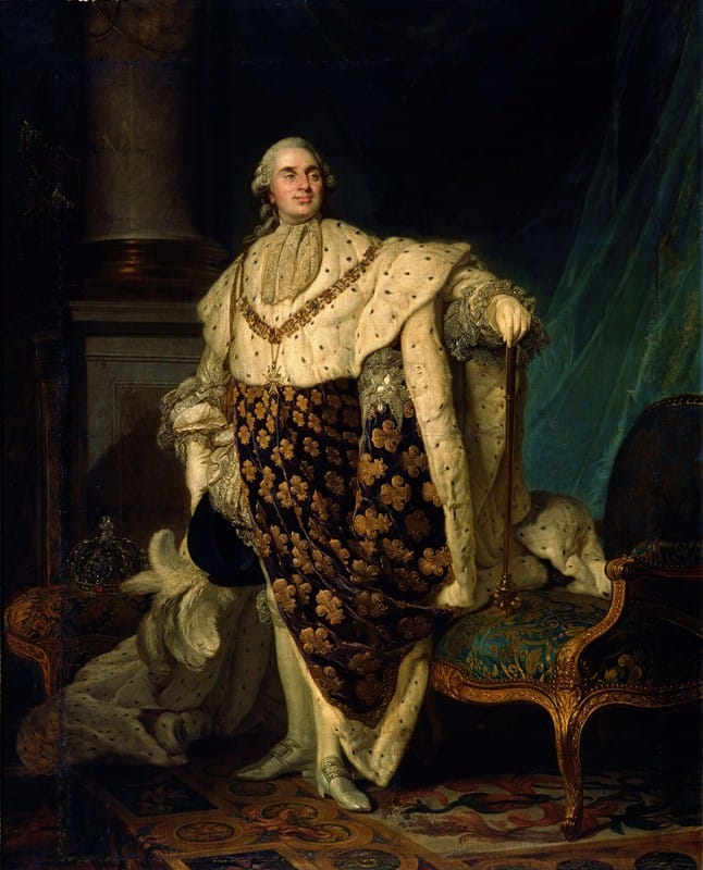 Joseph Siffred Duplessis - Louis XVI in Coronation Robes