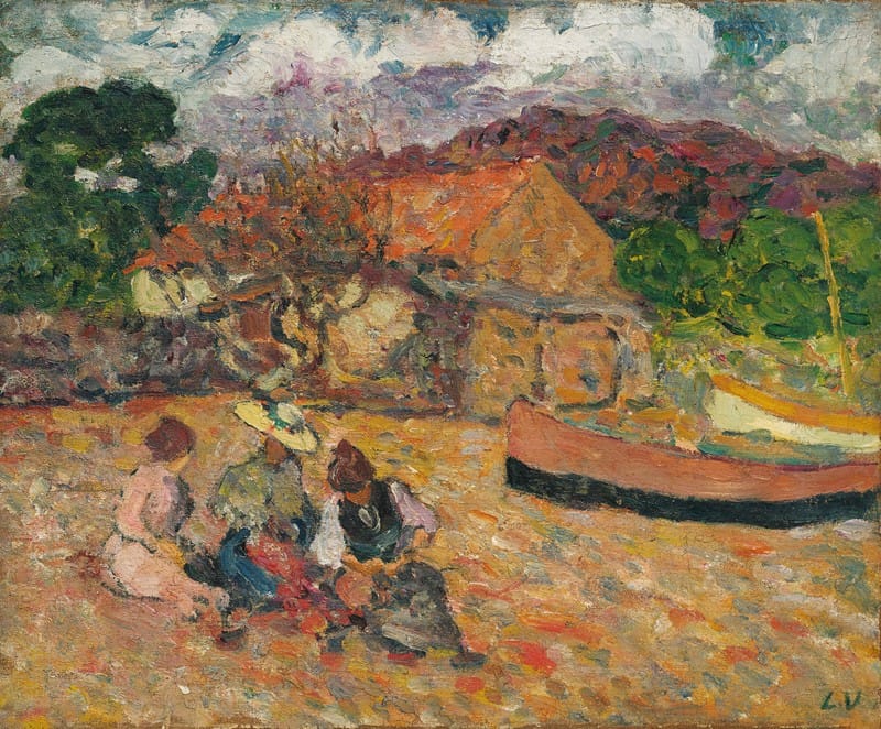 Louis Valtat - Women seated on the beach
