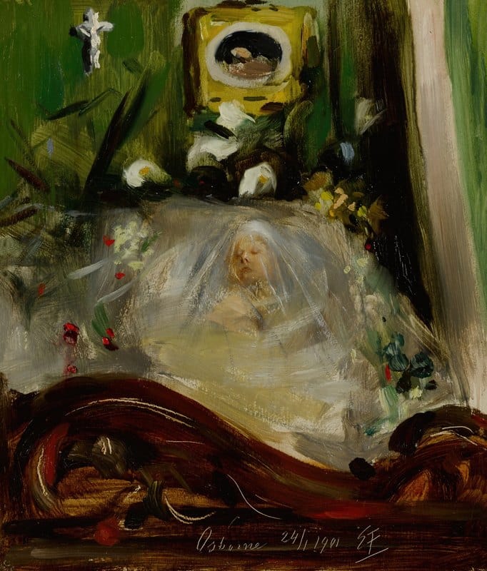 Emil Fuchs - Queen Victoria Lying in State