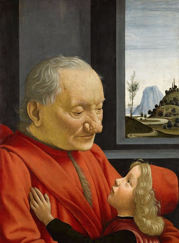 Domenico Ghirlandaio - An Old Man and His Grandson 