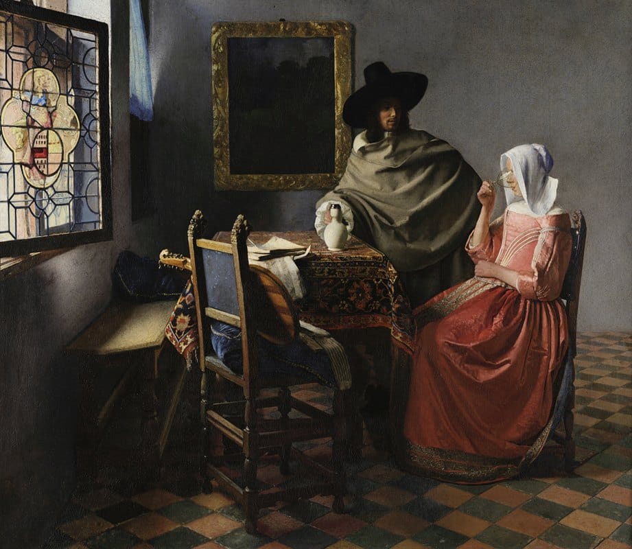 Johannes Vermeer - The Wine Glass