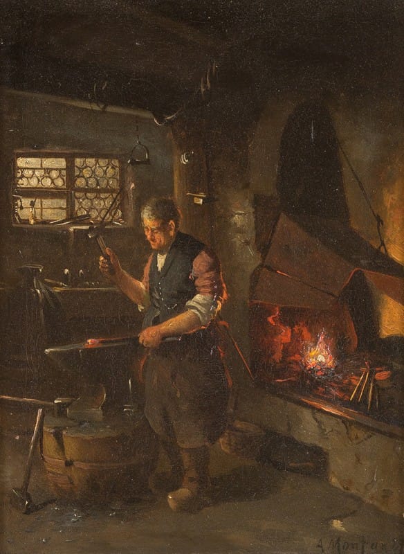 Anders Olsson Montan - At the blacksmiths