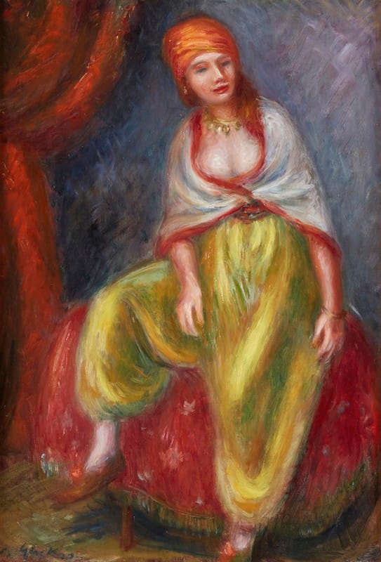 William James Glackens - Girl in an Oriental Costume