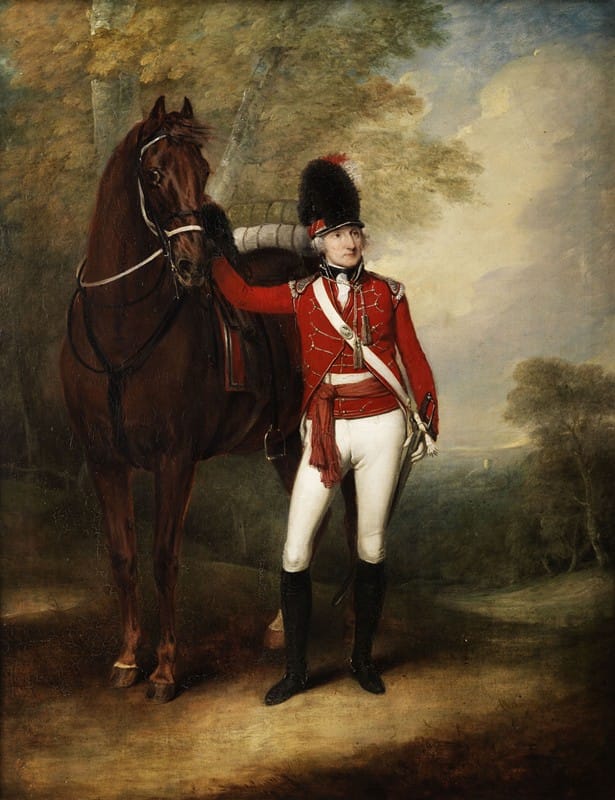 William Redmore Bigg - Portrait of Colonel Charles Herries
