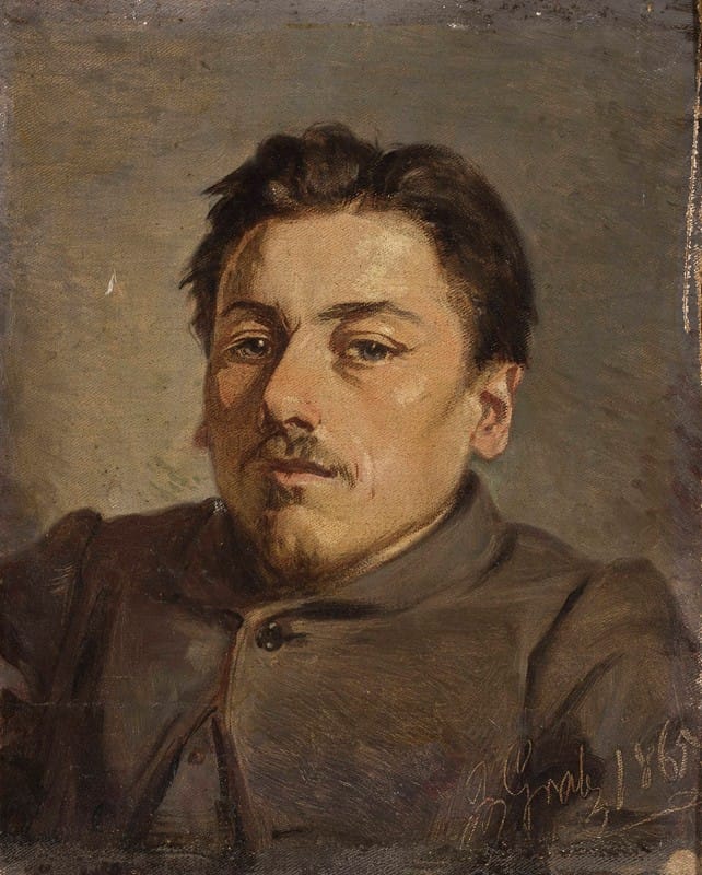 Andrzej Grabowski - Portrait of Franciszek Streitt, painter