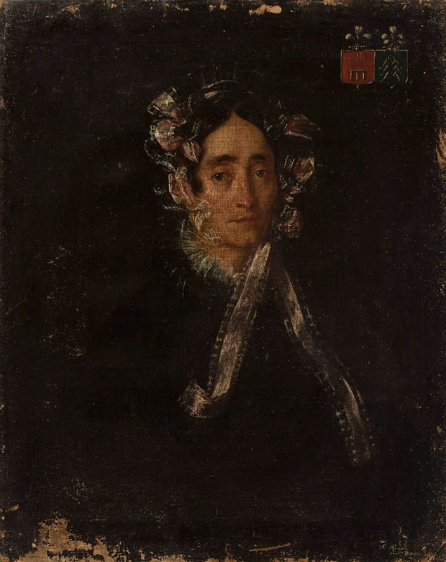 Feliks Pęczarski - Portrait of a woman in a cap