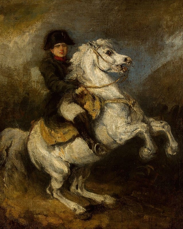Piotr Michałowski - Napoleon on horseback