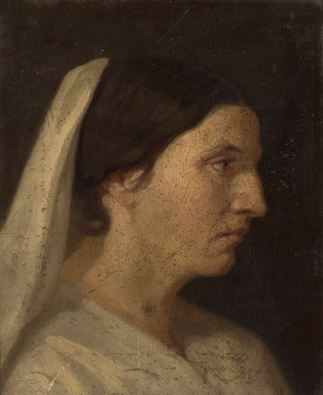 Zofia Szymanowska-Lenartowicz - Portrait of a woman in profile