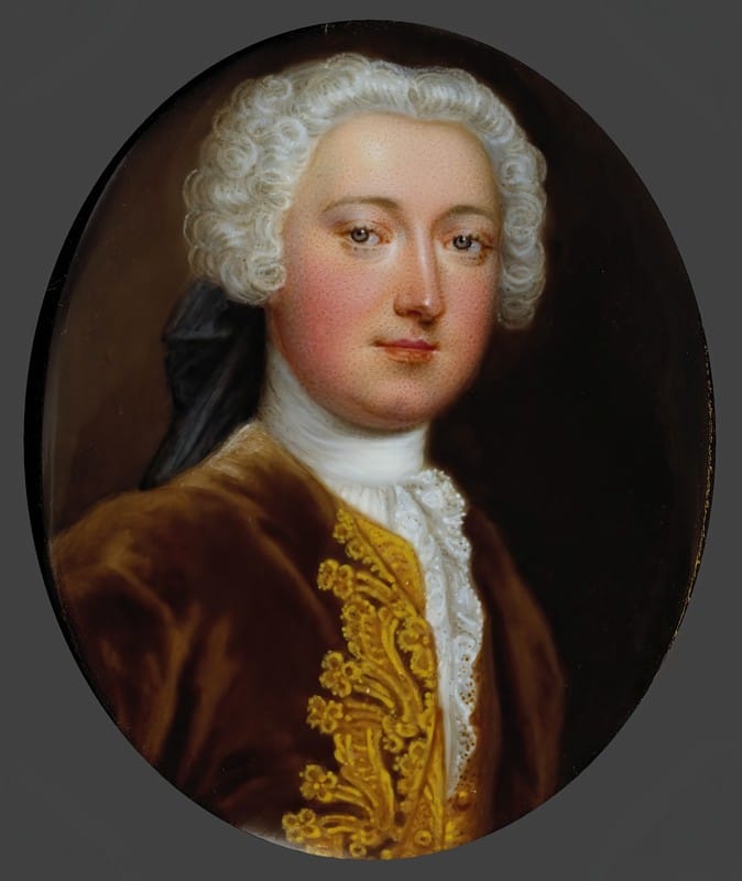 Christian Friedrich Zincke - Portrait of William Gore