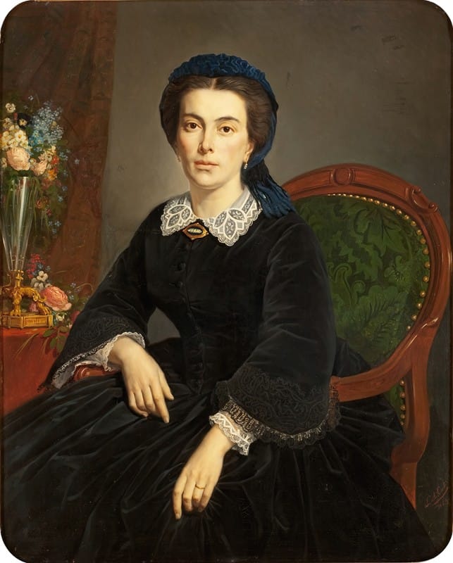 Pierre-Auguste Cot - Portrait de Madame Gervais