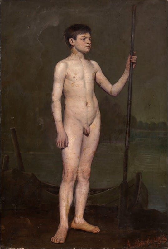 Alexander Nikanorovich Novoskoltsev - Boy with an oar