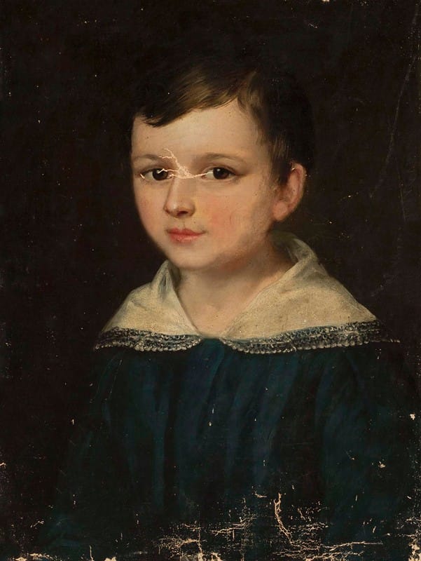 Ambroży Mieroszewski - Portrait of Oktawian Szukiewicz as a child