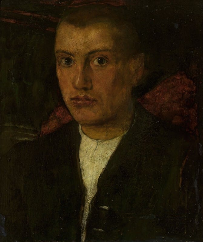 Fritz Boehle - Self-portrait