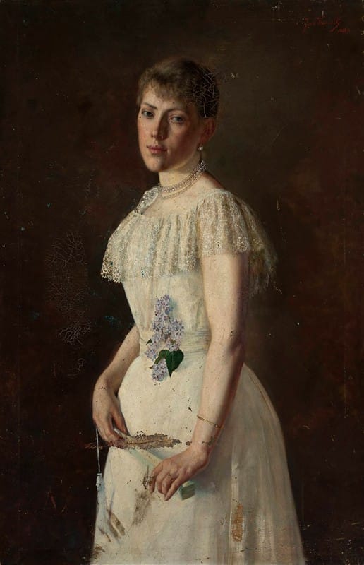 Jan Kauzik - Portrait of Wanda Suchocka