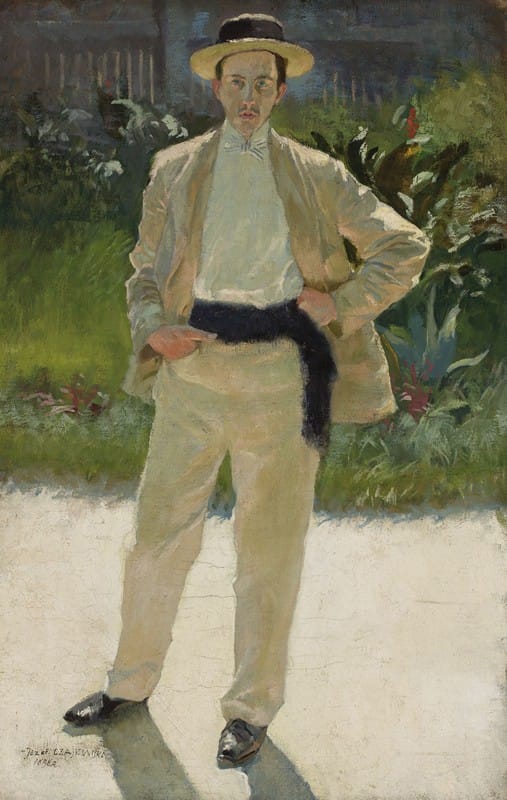Józef Czajkowski - Portrait of Stanisław Czajkowski, painter, artist’s brother