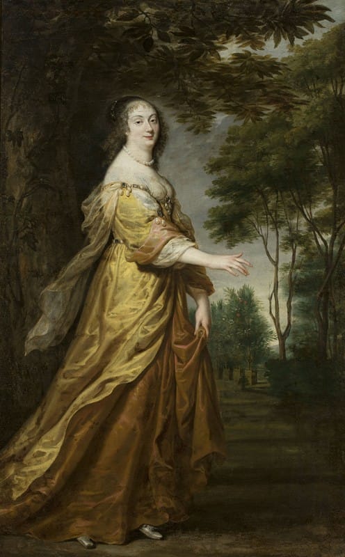Justus van Egmont - Portrait of Marie Louise Gonzaga (1611–1667), would-be queen of Poland