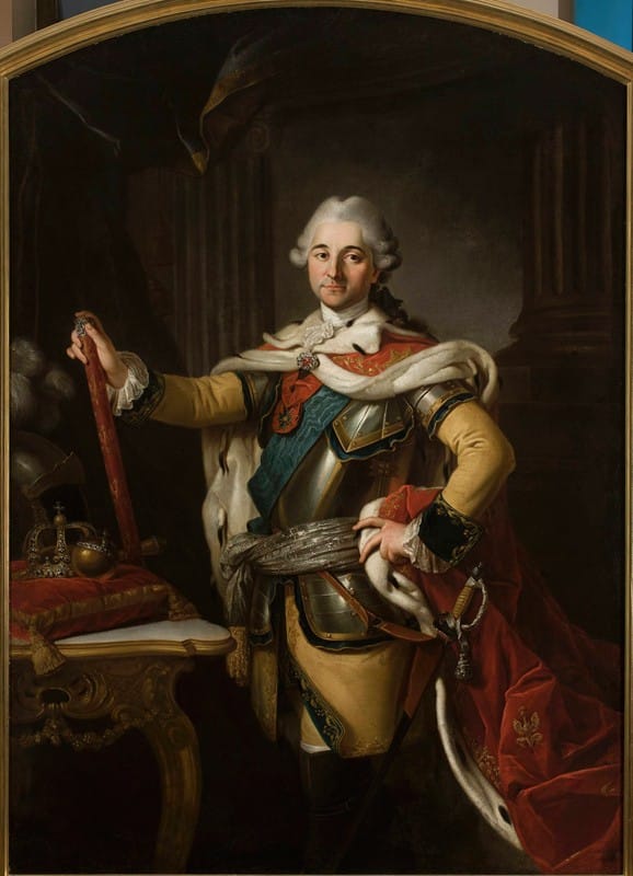 Per Krafft the Elder - Portrait of Stanisław August Poniatowski, King of Poland