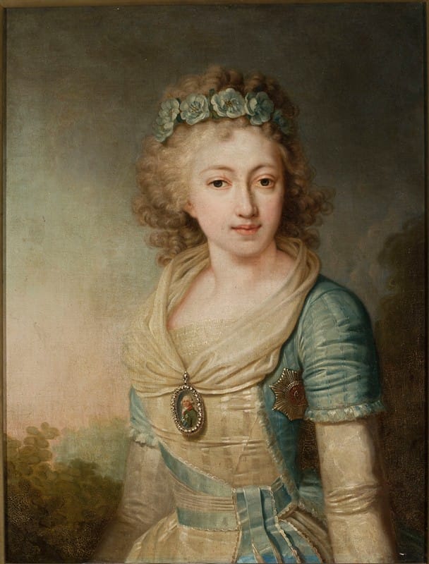 Vladimir Borovikovsky - Portrait of Paul I’s daughter – Helena