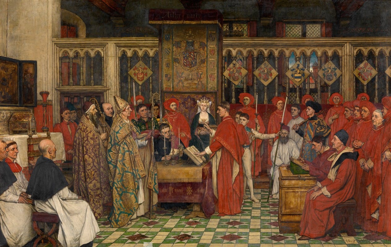 Albert Frans Lieven De Vriendt - The First Chapter of the Order of the Golden Fleece