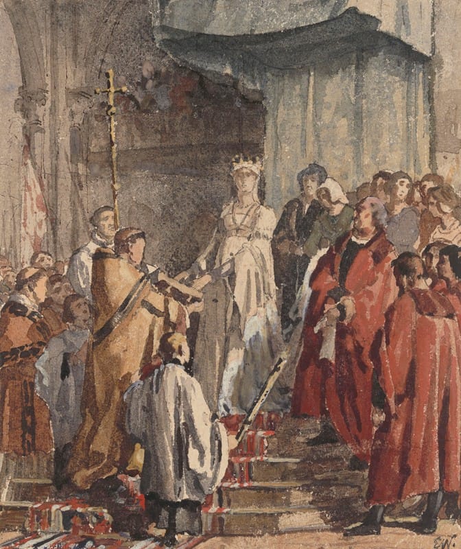 Emile Wauters - Mary of Burgundy Swears to Respect the City’s Privileges in 1477
