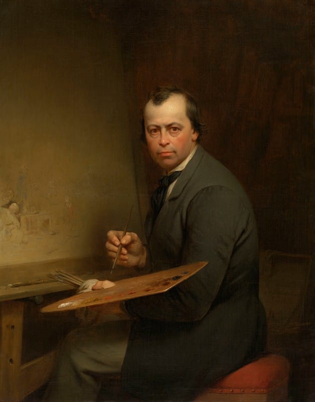 Ferdinand de Braekeleer - Self Portrait