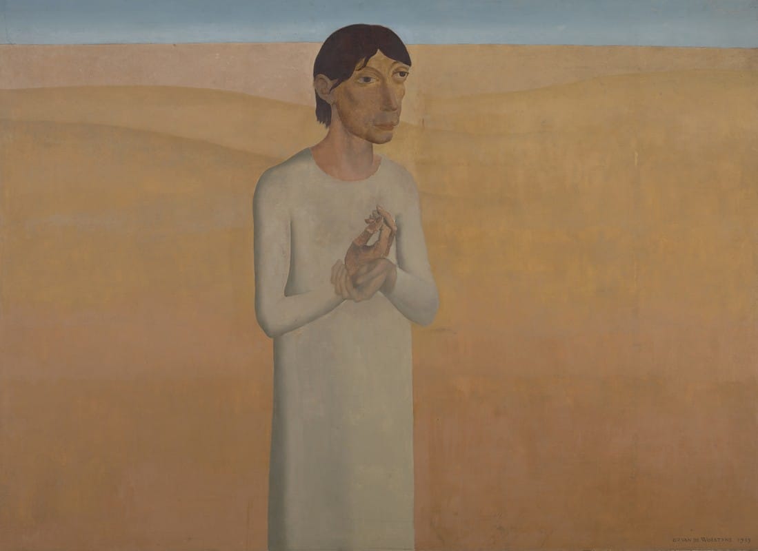 Gustave Van de Woestijne - Christ in the desert