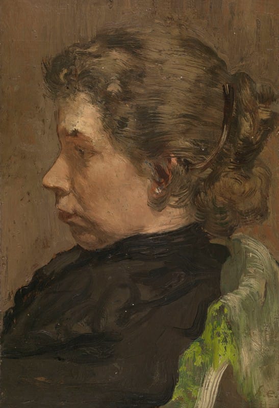 Henri Evenepoel - Portrait with Green Chair