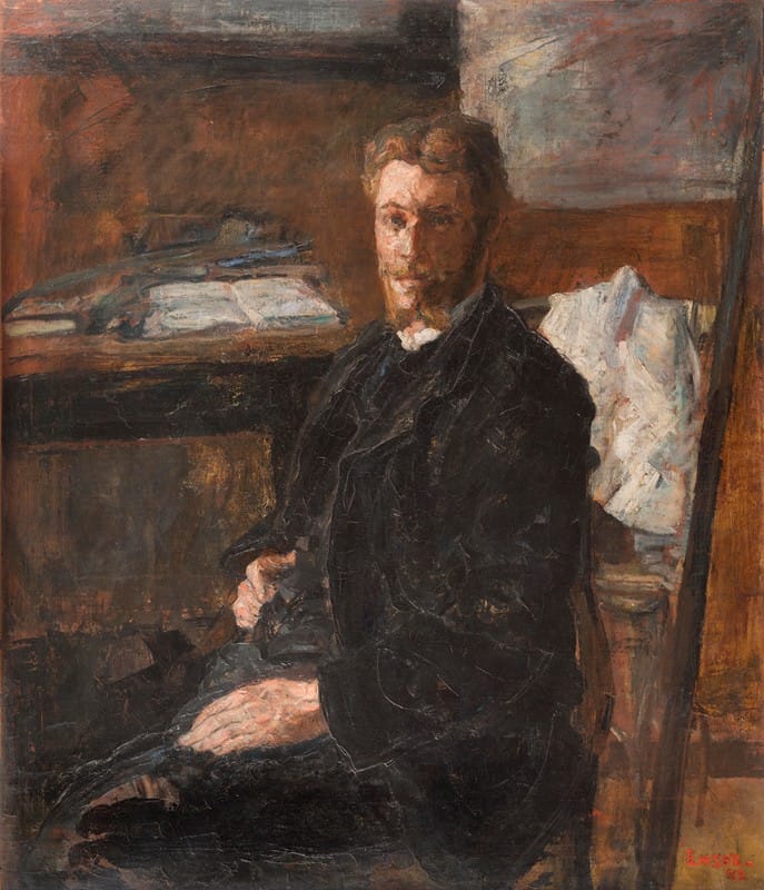 James Ensor - Portrait of Willy Finch