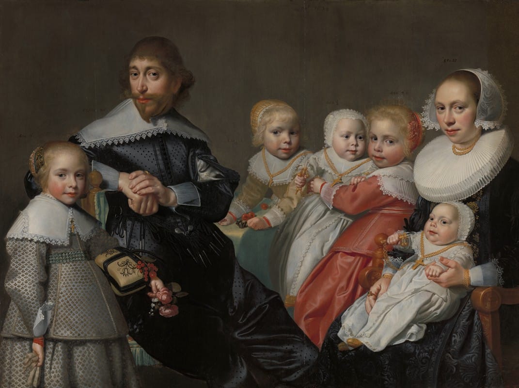 Jan Daemen Cool - Doctor Cornelis van der Heijde and Ariaentgen Ariens de Buijser with their Children