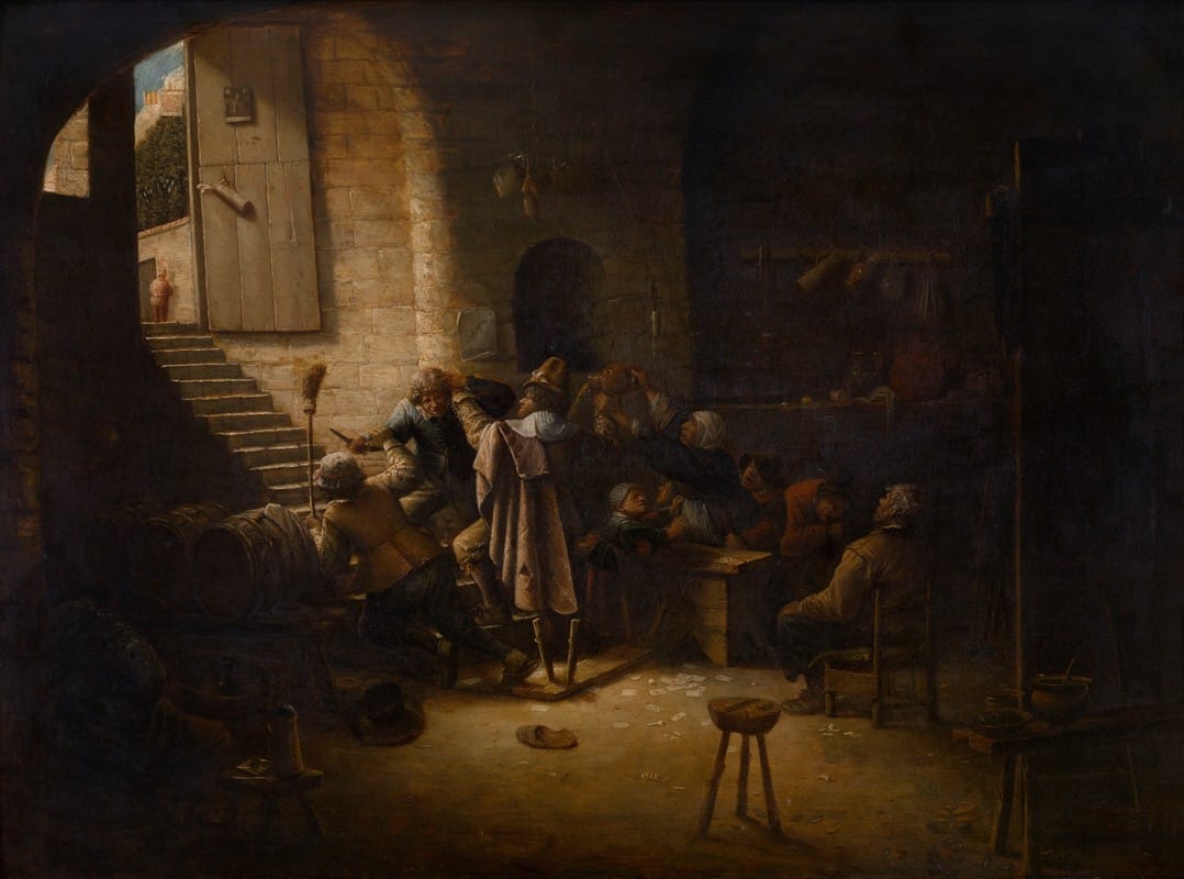 Joos van Craesbeeck - ‘The Antwerp Arms’, Tavern Scene