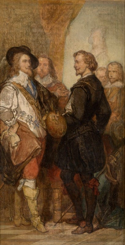 Nicaise De Keyser - The Painter Anthony van Dyck in London