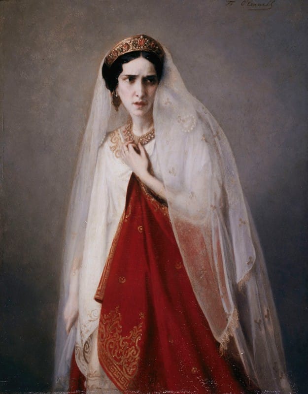 Frédérique Emilie-Auguste O'Connell - Rachel (1821-1858), dans le rôle de Phèdre