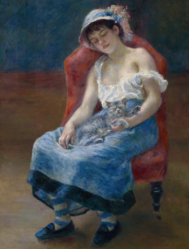 Pierre-Auguste Renoir - Sleeping Girl