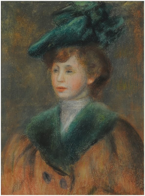 Pierre-Auguste Renoir - Young Woman in a Green Hat