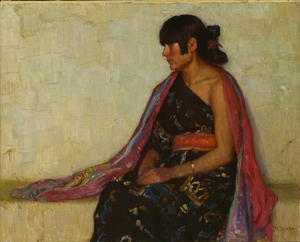 Joseph Henry Sharp - Crucita – Old Hopi Dress