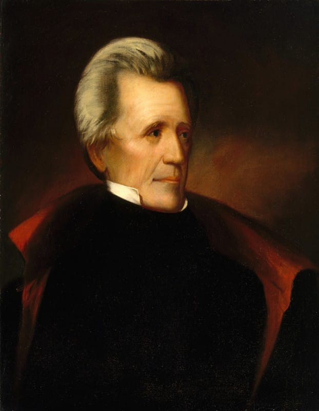 Ralph Eleaser Whiteside Earl - Portrait of Andrew Jackson