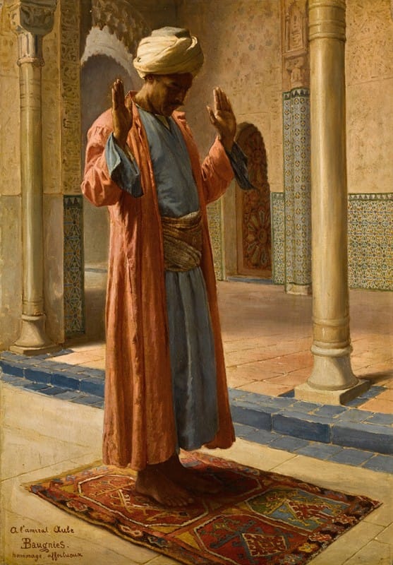 Eugène Baugniès - At Prayer