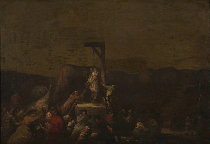 Eugenio Lucas Velázquez - The Hanging