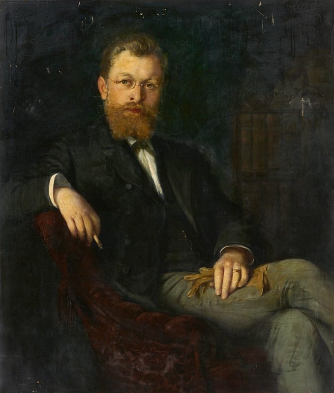 Marie Dürr-Grossmann - Portrait of the Husband Dr. Viktor Grossmann