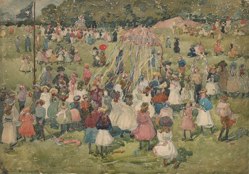 Maurice Prendergast - May Day, Central Park
